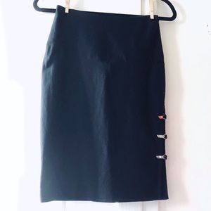 Bebe pencil skirt with side slit
